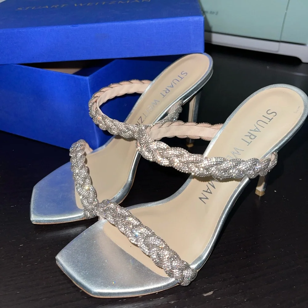 NEW Stuart Weitzman Addison Heels - Picture 1 of 8